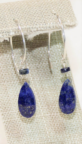 Lapis Lazuli Briolette Earrings