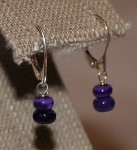 Purple Opal Earrings Morado Opal Earrings