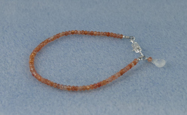 Sunstone Minimalist Bracelet
