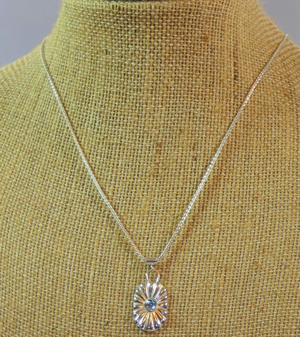 Beautiful Blue Topaz Necklace
