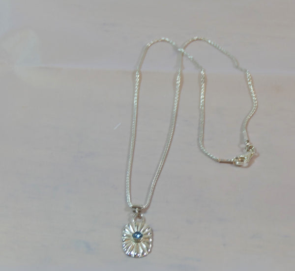Beautiful Blue Topaz Necklace