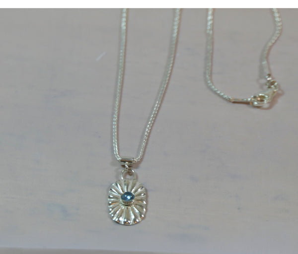 Beautiful Blue Topaz Necklace