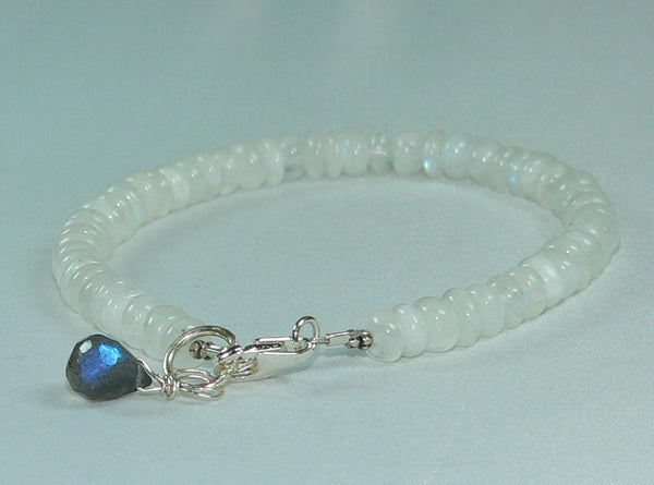 Beautiful Rainbow Moonstone Bracelet