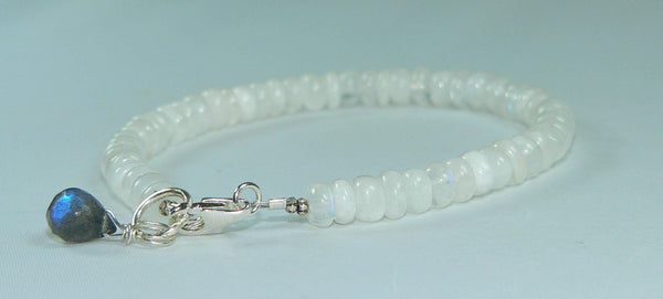 Beautiful Rainbow Moonstone Bracelet