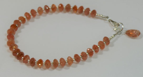 Sparkling Sunstone Bracelet