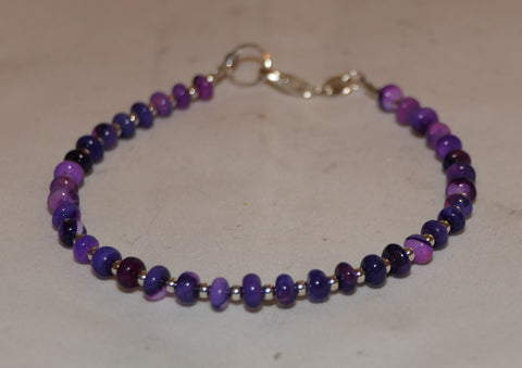 Purple Opal Bracelet Morado Opal Bracelet