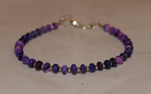 Purple Opal Bracelet Morado Opal Bracelet