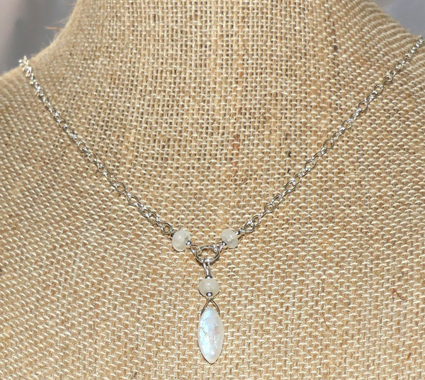 Moonstone Larait Style Necklace