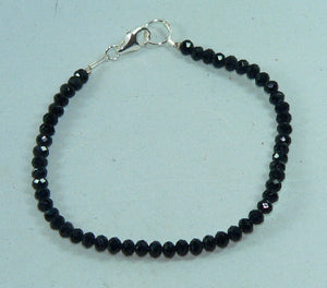 Midnight Skies Black Spinel Bracelet