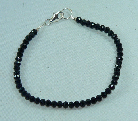 Midnight Skies Black Spinel Bracelet