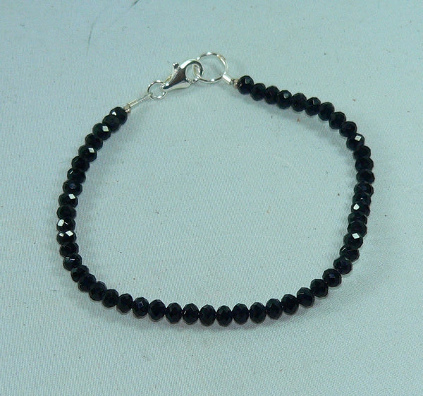 Midnight Skies Black Spinel Bracelet