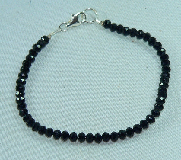 Midnight Skies Black Spinel Bracelet