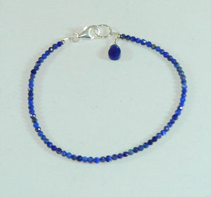 Minimalist Lapis Bracelet