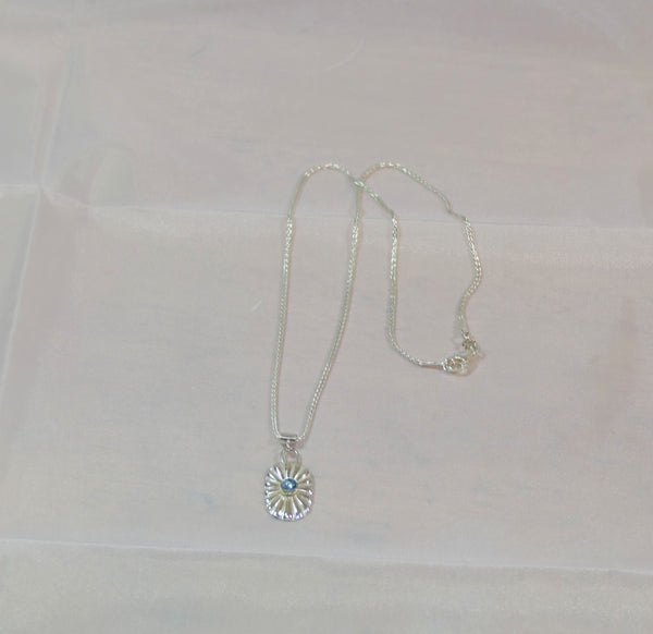Beautiful Blue Topaz Necklace