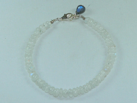 Beautiful Rainbow Moonstone Bracelet