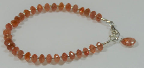 Sparkling Sunstone Bracelet