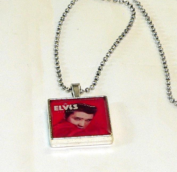 Elvis Presley Necklace | Unique Vintage Music Lover's Elvis Presley Tribute Retro Elvis Necklace