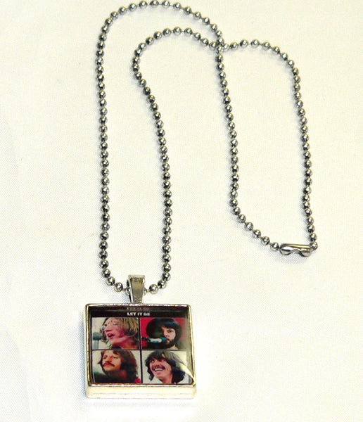 The Beatles Necklace Altered Art Necklace Gifts for Music Lovers The Fab Four Beatles Altered Art Necklace
