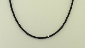 Handcrafted Black Spinel Gemstone Choker Necklace for Boho Minimalist Style