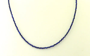 Handcrafted Lapis Lazuli Gemstone Choker Necklace for Boho Minimalist Style