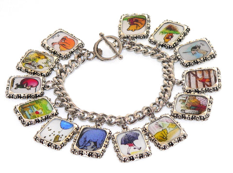 Classic Winnie The Pooh Bracelet Storybook Charm Jewelry Fashion Accessory Gift for Her Disney Winnie Pooh Bear Bracelet