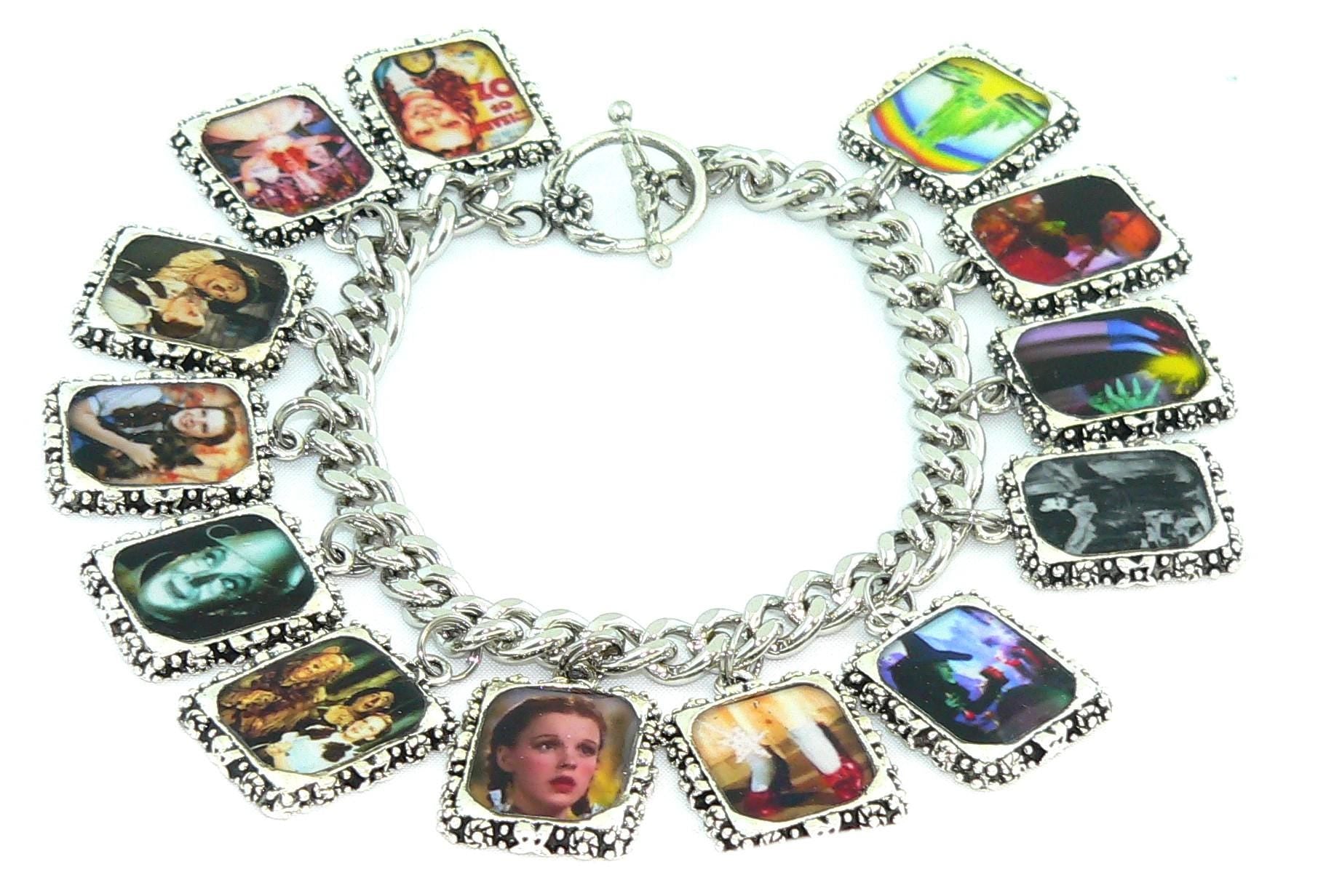 Vintage Wizard of Oz Bracelet | Whimsical Jewelry for Her | Altered Art Charm Bracelet