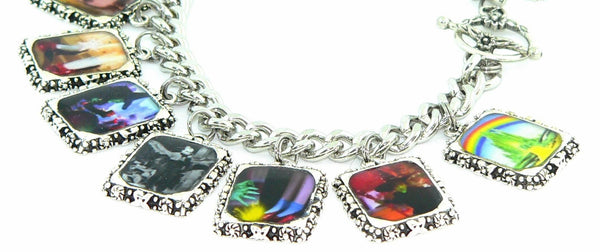 Vintage Wizard of Oz Bracelet | Whimsical Jewelry for Her | Altered Art Charm Bracelet
