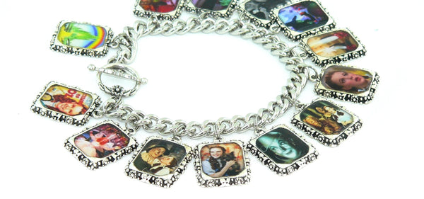 Vintage Wizard of Oz Bracelet | Whimsical Jewelry for Her | Altered Art Charm Bracelet