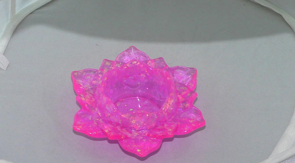 Handmade Pink Lotus Tealight Holders: Unique Floral Candle Set for Home Decor, Gifts & Ambiance