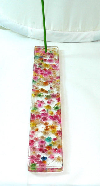 Handcrafted Floral Incense Holder: Dried Flower Burner for Aromatherapy & Relaxation