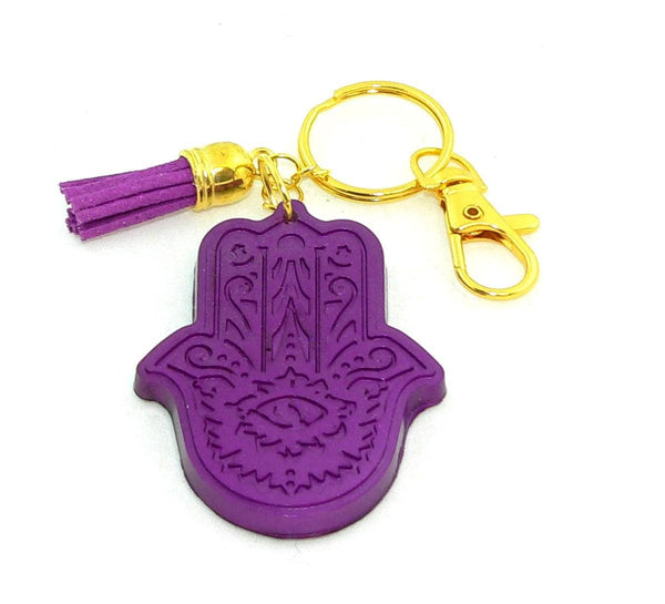 Om Yoga Chakra Resin Keychain: Spiritual Boho Accessory for Purses, Backpacks & Meditation