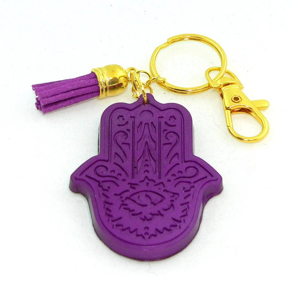 Om Yoga Chakra Resin Keychain: Spiritual Boho Accessory for Purses, Backpacks & Meditation