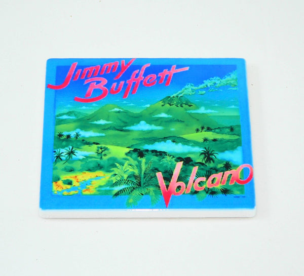 Jimmy Buffett Album Cover Ceramic Coaster Set Retro Music Lovers. 4.25”