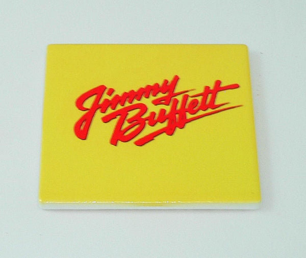 Jimmy Buffett Album Cover Ceramic Coaster Set Retro Music Lovers. 4.25”