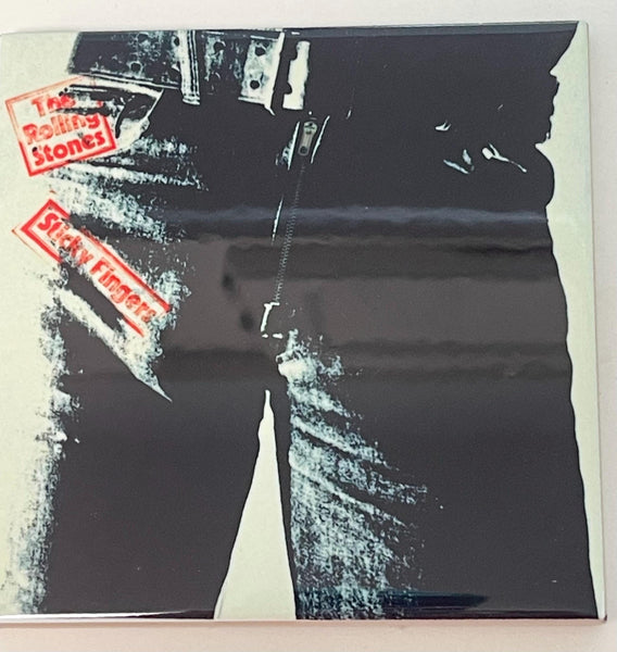 The Rolling Stones Album Ceramic Coaster Set: Retro Music Decor for Fans 4.25”