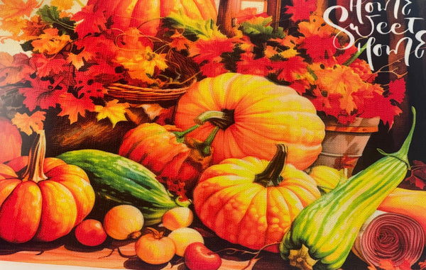 Handcrafted Autumn Harvest Placemats: Rustic Farmhouse Decor for Thanksgiving & Fall Dining Tables Placemats