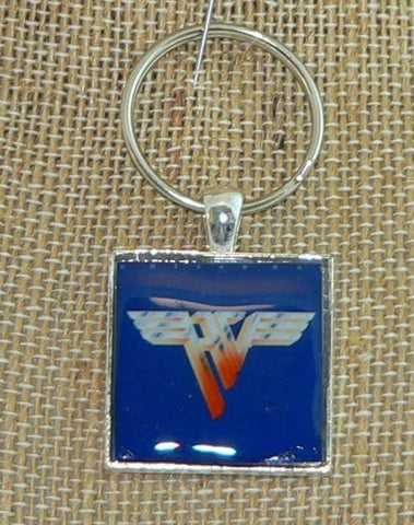 Van Halen II Album Cover Necklace & Key Chain: Vintage Music Jewelry Gift for Rock Lovers