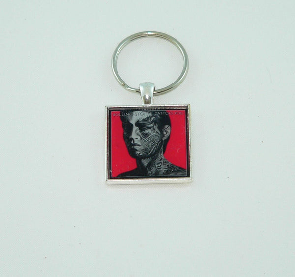 Rolling Stones Tattoo You Album Necklace or Keychain: Iconic Rock Music Accessory for Fans