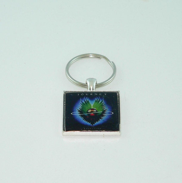 Journey Evolution Album Necklace & Keychain: Iconic Rock Music Fan Accessory | Memorabilia Gift