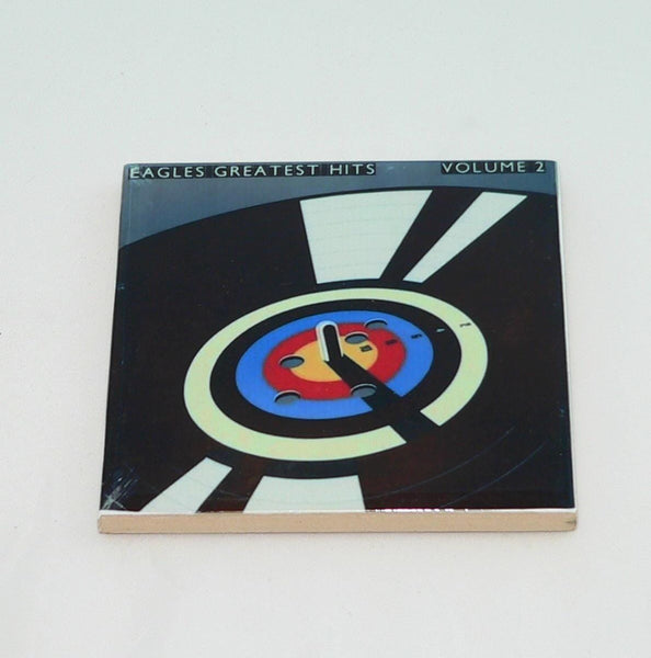 The Eagles Album Ceramic Coaster Set: Retro Music Decor for Fans 4.25” The Eagels Coasters