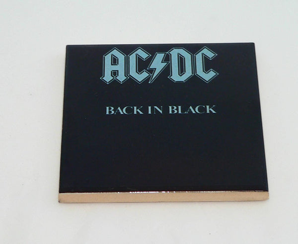 ACDC Album Ceramic Coaster Set | Retro Music Decor for Fans | Rock N' Roll Coasters | Vintage Album Art | Ceramic Bar Accessories