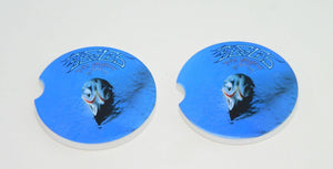 Handmade Eagles Album Cover Car Coasters Sandstone Set of 2