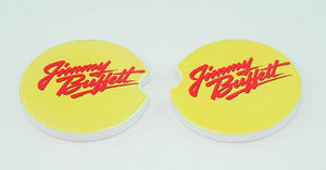 Jimmy Buffet Album Cover Car Coasters: Sandstone Drink Holders for Music Lovers | Unique Cupholder Accessories Gift