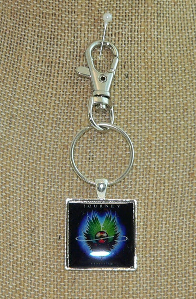 Journey Evolution Album Necklace & Keychain: Iconic Rock Music Fan Accessory | Memorabilia Gift