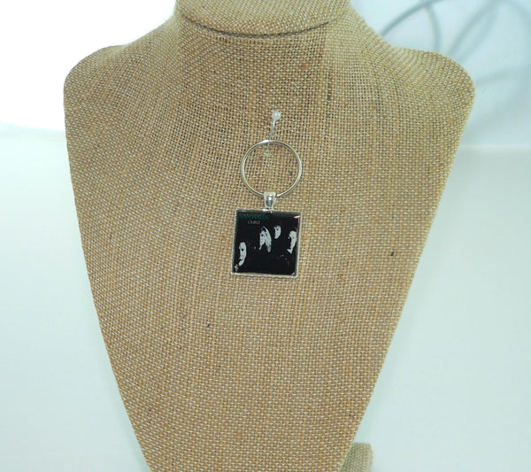 Van Halen OU812 Album Cover Necklace or Key Chain, Vintage Music Jewelry, Retro Pop Culture Gift, Handmade Music Lover Accessory