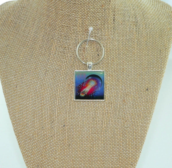 Journey Escape Album Necklace & Keychain: Iconic Rock Music Fan Accessory | Memorabilia Gift