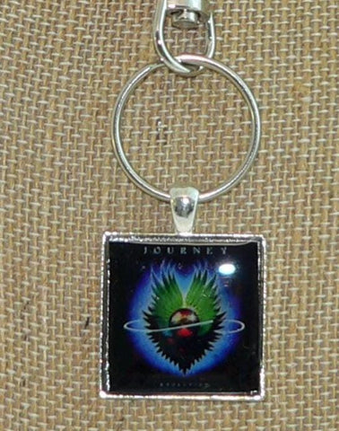 Journey Evolution Album Necklace & Keychain: Iconic Rock Music Fan Accessory | Memorabilia Gift